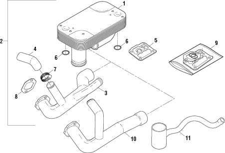 PAI Industries - Volvo / Renault Engine Components
Oil Cooler - E-TECH - Renault / E-Tech | woodlineparts.com