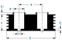 Load image into Gallery viewer, PAI FMT-4992 MACK 20QL322 INSULATOR (LOWER FRONT ENGINE MOUNT) (CH)