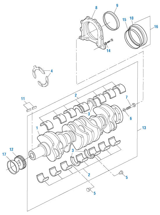 PAI ESE-7960 MACK 446GC238B REAR CRANKSHAFT SEAL (25633193