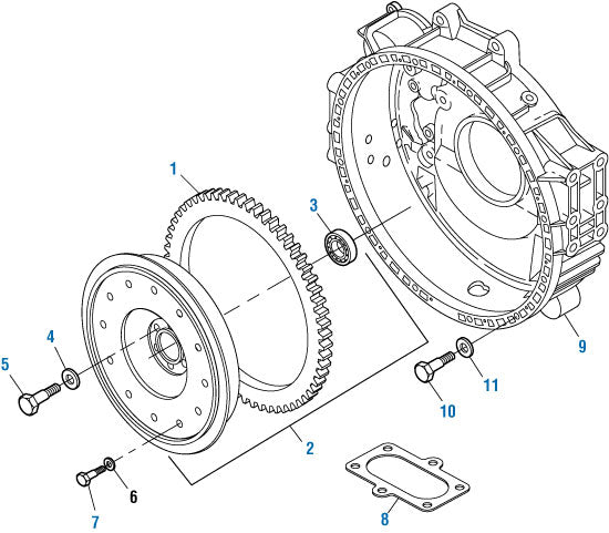 PAI Blue - Mack & Volvo Applications
Flywheel Assembly - E7, E-Tech, ASET | woodlineparts.com