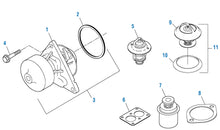Load image into Gallery viewer, PAI Industries - Cummins Engine Water Pump and Thermostat - 6C/ 8.3/ISC / ISL / ISL9 Series | woodlineparts.com