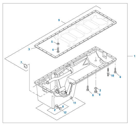 PAI Industries - Caterpillar Engine
3406E - Oil Pan Kit and Components - 3406E / C15 / C16 / C18 Series | woodlineparts.com