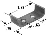 Load image into Gallery viewer, PAI Blue - Mack & Volvo Applications Brackets - .75 Inch - Miscellaneous | woodlineparts.com