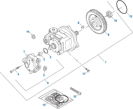 PAI 801086 MACK / VOLVO 85103779 FUEL PUMP COUPLING (MP7 MP8