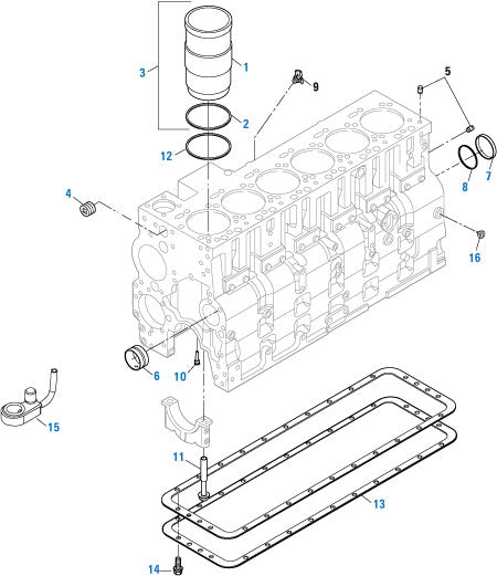 PACK OF 6 PAI 162009 CUMMINS 3924448 LINER SHIM .015