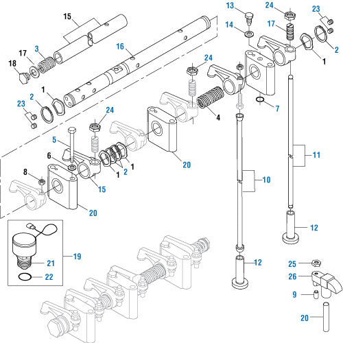 PAI Blue - Mack & Volvo Applications Four Valve Head - Engine - E6 Series | woodlineparts.com