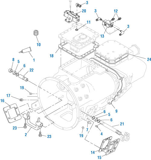 PAI Industries - Drive Train
Compound and Main Case Assembly - T313L and T318L | woodlineparts.com
