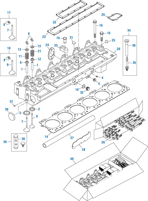 PAI 131579 CUMMINS 3935586 HEAD GASKET 6C / ISC / ISL 0.25MM