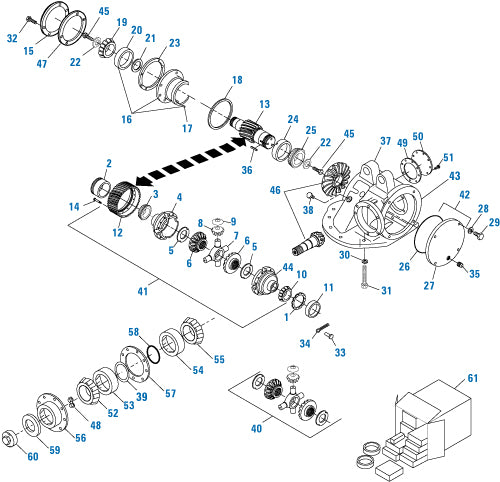 PAI Industries - PAI Blue - Mack & Volvo Applications Components - CRD 151 | woodlineparts.com