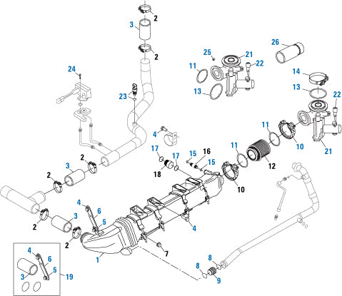 PAI Industries - Cummins Engine
EGR Cooler - ISX Series | woodlineparts.com