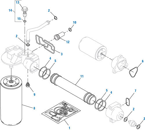 PAI 431271 NAVISTAR 1823182C95 OIL COOLER MOUNTING GASKET