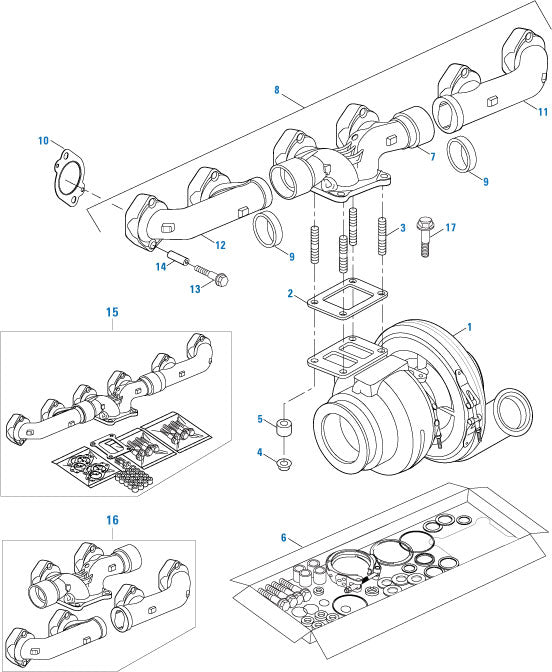 PAI Blue - Mack & Volvo Applications
Turbocharger - D11, D13 Series | woodlineparts.com