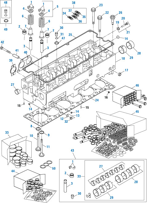 PAI 131906 CUMMINS 2881767 UPPER GASKET KIT (ISX15) (4352146