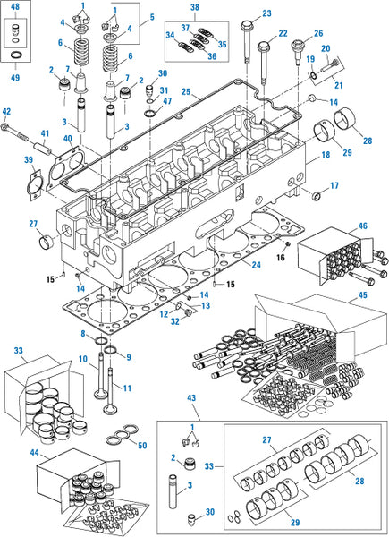 PAI 151557 CAMSHAFT BEARING KIT FOR CUMMINS ISX ENGINES – Woodline