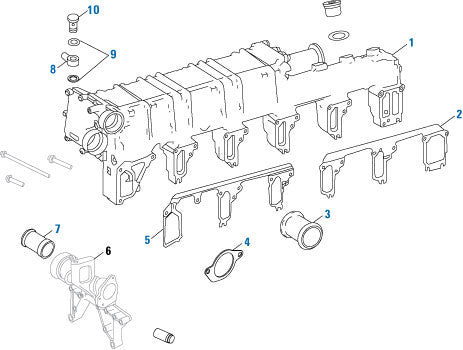 PAI Industries - Detroit Diesel Engine
EGR Cooler - DD13 | woodlineparts.com