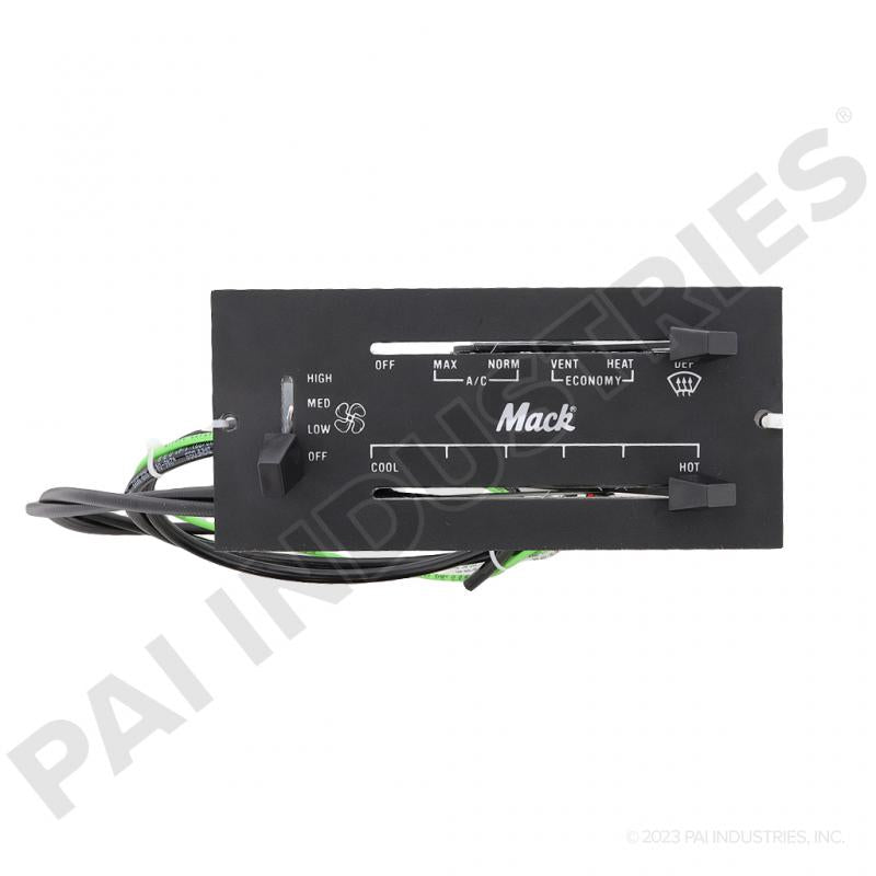 PAI 804130OEM MACK 4379-RD338120 HEATER / AC CONTROL PANEL (OEM