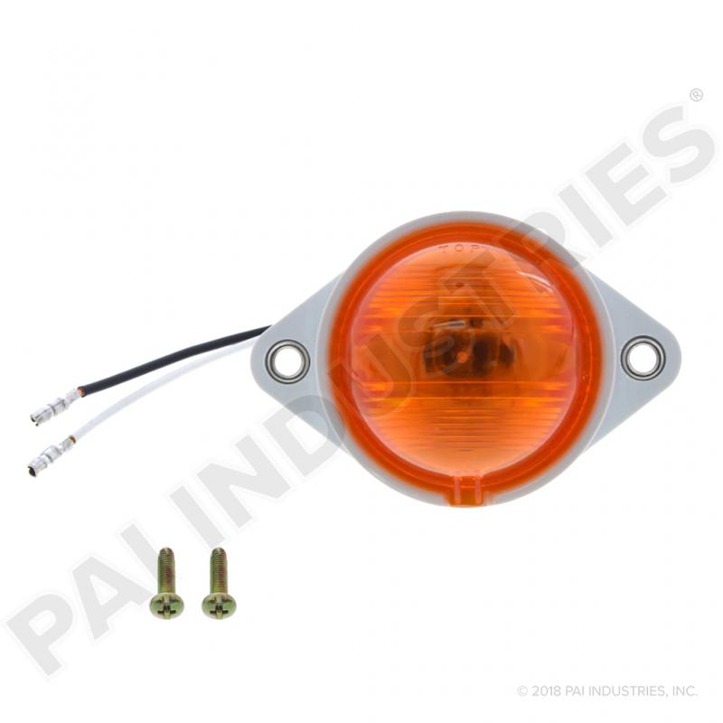 PAI 804187 MACK 47MO3017R SIDE MARKER LAMP (AMBER) (MC / MR) (USA