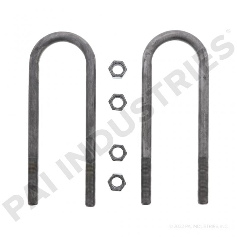 PACK OF 2 PAI 804355 MACK 7QK2169P12 U-BOLT KIT (7/8"-14 X 12-5/8" L) (USA)