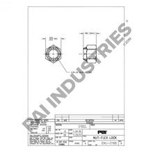 Load image into Gallery viewer, PACK OF 5 PAI ENU-0188 MACK 21AX852 FLEX LOCK NUT (3/8"-24) (25087854) (USA)
