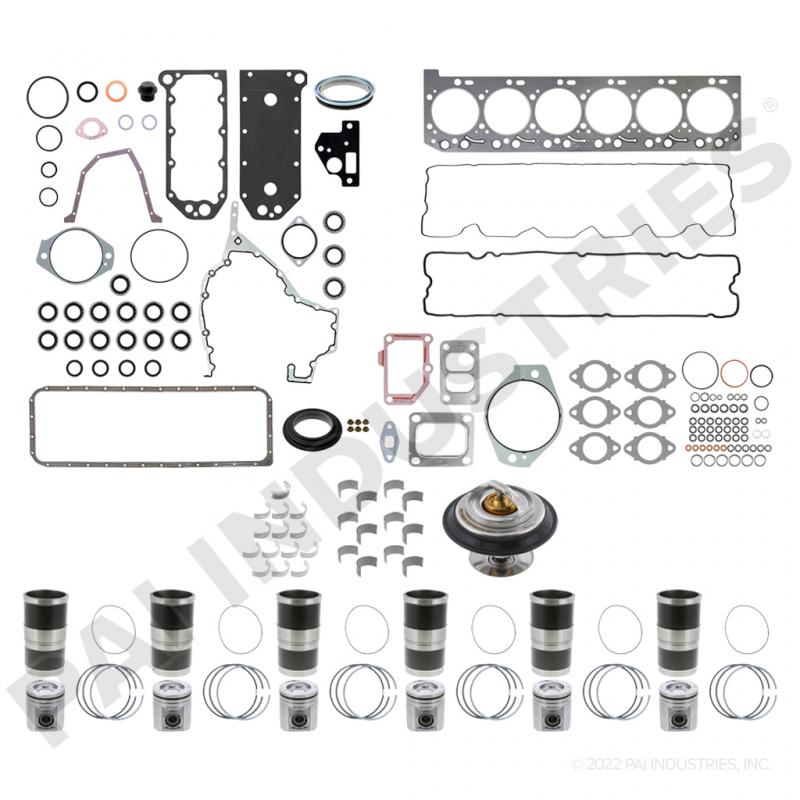 PAI ISL101-001 CUMMINS N/A ENGINE OVERHAUL KIT (6 CYL ISL) (STD / STD)
