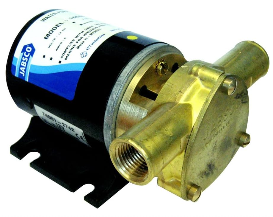 JABSCO® 18660-0121 WATER PUPPY 12V 6.3 GPM 12V 15A NON-CE 1/2" NPT PORTS