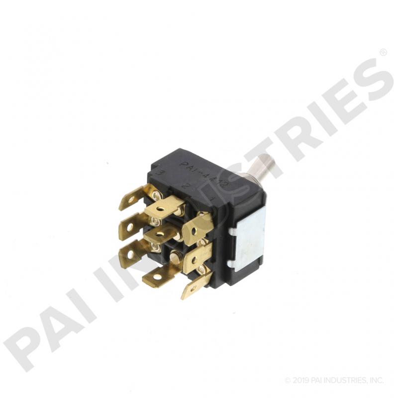 PAI MSW-4412 MACK 1MR3465P5 HEADLIGHT SWITCH (3 POSITION) (9 PIN) (1MR3418AP5) | woodlineparts.com
