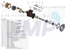 Charger l'image dans la galerie, JMP Marine® JPR-G6100 Replacement Detroit Diesel® 23507971 Raw Water Pump (5115396, 2570-0051) | woodlineparts.com