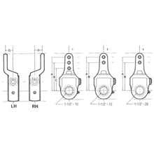 Load image into Gallery viewer, PACK OF 4 PAI EM49360 MACK 279946 OFFSET ARM SLACK ADJUSTER (RH)