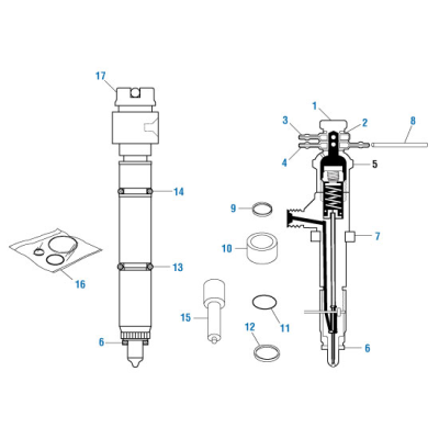 PAI - PAI Blue - Mack & Volvo Applications Injection Nozzles - Engine - E6 Series | woodlineparts.com