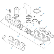Load image into Gallery viewer, PACK OF 2 PAI EGS-3890-010 MACK 590GB312B INTAKE MANIFOLD GASKET (USA)