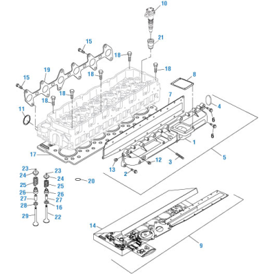 PACK OF 6 PAI 491953 NAVISTAR 1841095C1 INJECTOR SLEEVE (DT466E