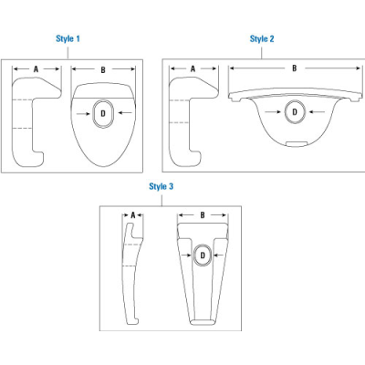 PACK OF 5 PAI HWC-5610 MACK 15QJ223BP6 WHEEL CLAMP