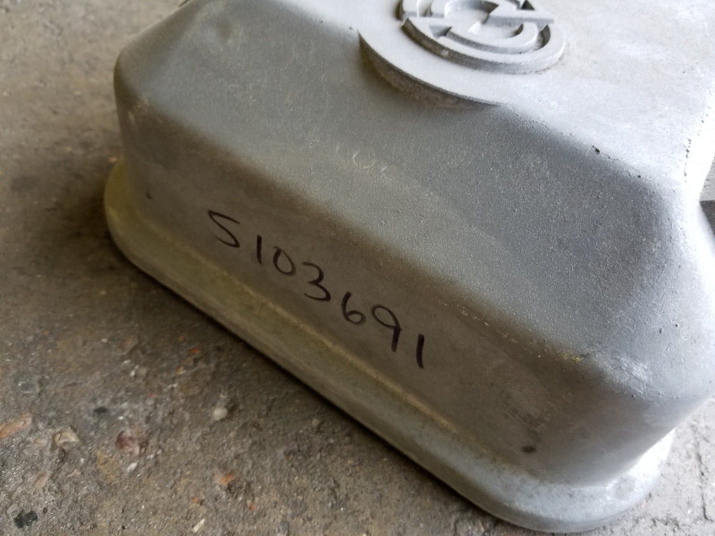 5103691 GENUINE NEW ROCKER COVER FOR DETROIT DIESEL 6V71, 6V92, 12V92 ENGINES, DIE CAST ALUMINUM, WITH FILLER PROVISION FROM WOODLINE PARTS