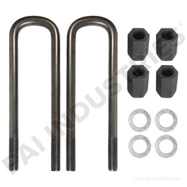 PACK OF 2 PAI FUB-4765 MACK 7QK3148P5 SEMI-ROUND U-BOLT KIT (USA)