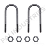 PACK OF 2 PAI FUB-4961 MACK 7QK2170 ROUND U-BOLT KIT (3-1/2