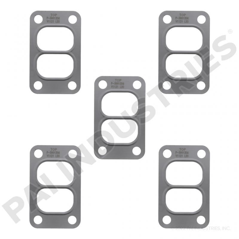 PACK OF 5 PAI 131447 CUMMINS 3901356 TURBOCHARGER GASKET (MIDRANGE)