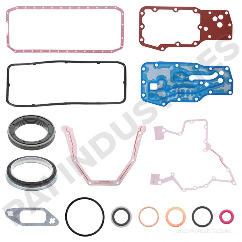 PAI 131854 CUMMINS 4955522 LOWER GASKET KIT (ISB / QSB) (6 CYLINDER) | woodlineparts.com