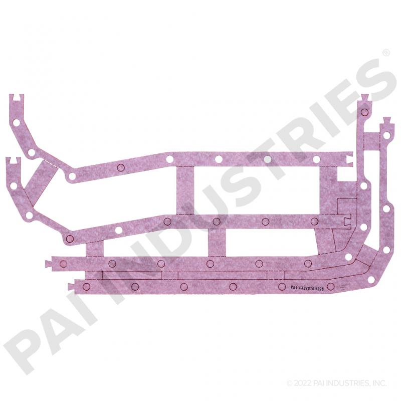 PAI 132061 CUMMINS 4337616 OIL PAN GASKET (6B / ISB / QSB) (SEGMENTED) | woodlineparts.com