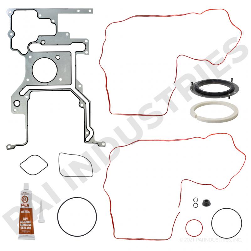 PAI 132074 CUMMINS N/A FRONT COVER GASKET KIT (ISX) (DUAL CAMSHAFT)