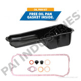 PAI 141284 CUMMINS 3900960 OIL PAN KIT (6B) (FRONT / REAR SUMP) (3915703)