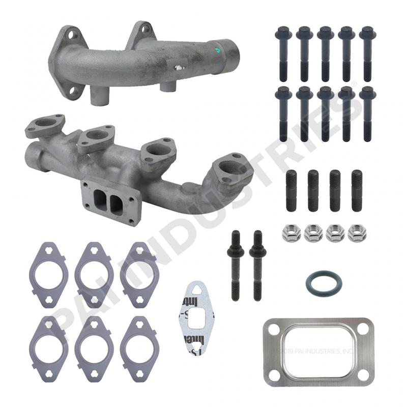 PAI 181023 CUMMINS N/A EXHAUST MANIFOLD KIT (6B / ISB / QSB) | woodlineparts.com