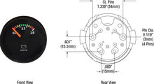 Load image into Gallery viewer, PAI 804381 MACK 51MS232M VOLTMETER GUAGE (24V) (CH / CL / CX) (OEM)  woodlineparts.com