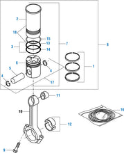 Load image into Gallery viewer, PAI Industries - International Engine
One Piece Piston - DT-466 / DT-530 (1993-1997 PLN) | woodlineparts.com