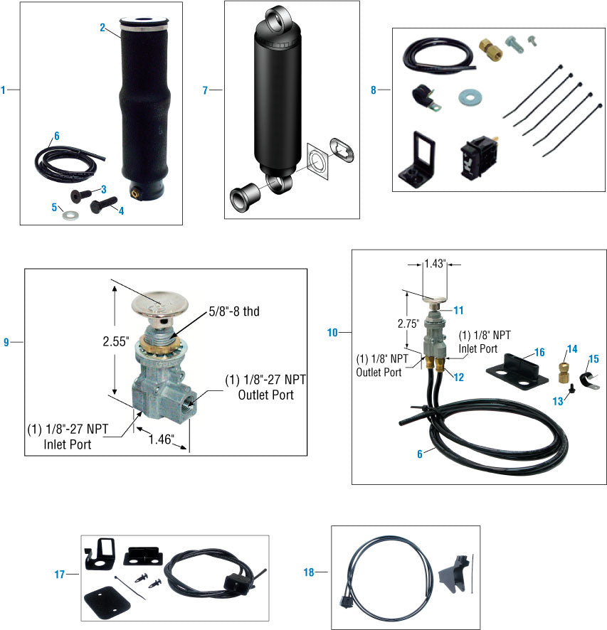 PAI Industries - Cab Catalog Seat Components | woodlineparts.com