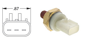 PAI 650681 DETROIT DIESEL 23527829 BOOST PRESSURE SENSOR (MAP) (SERIES 60)