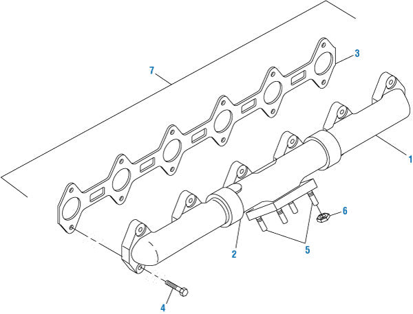 PAI Industries - International Engine
Exhaust Manifold - DT-466E / DT-530E (1993-1999 HEUI) | woodlineparts.com