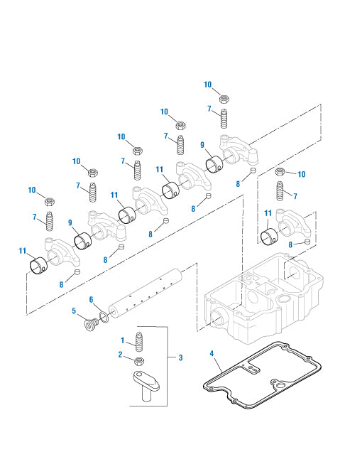 PAI Industries - Cummins Engine
7 Bolt Rocker Box - 855 Series| woodlineparts.com