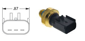 PAI 050657 CUMMINS 4921517 OIL PRESSURE SENSOR KIT (4087991, 4921744) | woodlineparts.com