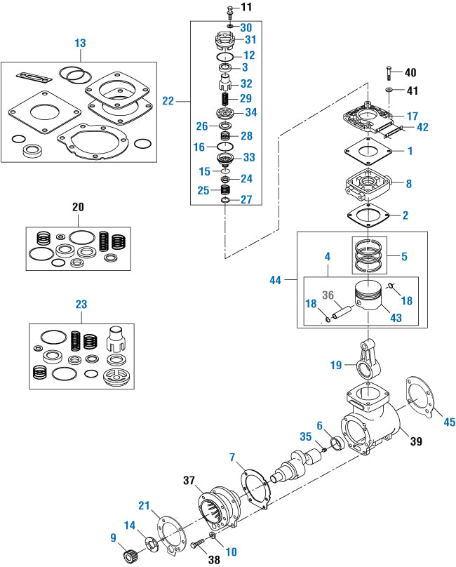 PAI Industries - Cummins Engine 13.2 CFM Model SS296 - Miscellaneous Components | woodlineparts.com