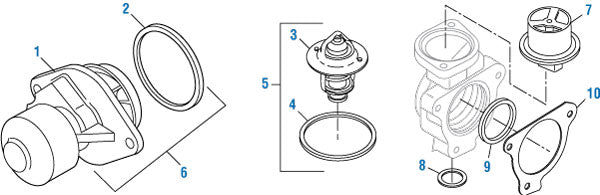 PAI Industries - Cummins Engine
Water Pump and Thermostat - ISB / QSB Series | woodlineparts.com